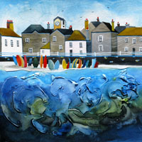 Mousehole. An Open Edtion Print by Anya Simmons.